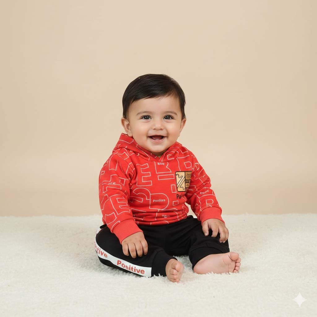 Premium Kids’ Hoodie Set (6 Months–1 Year)