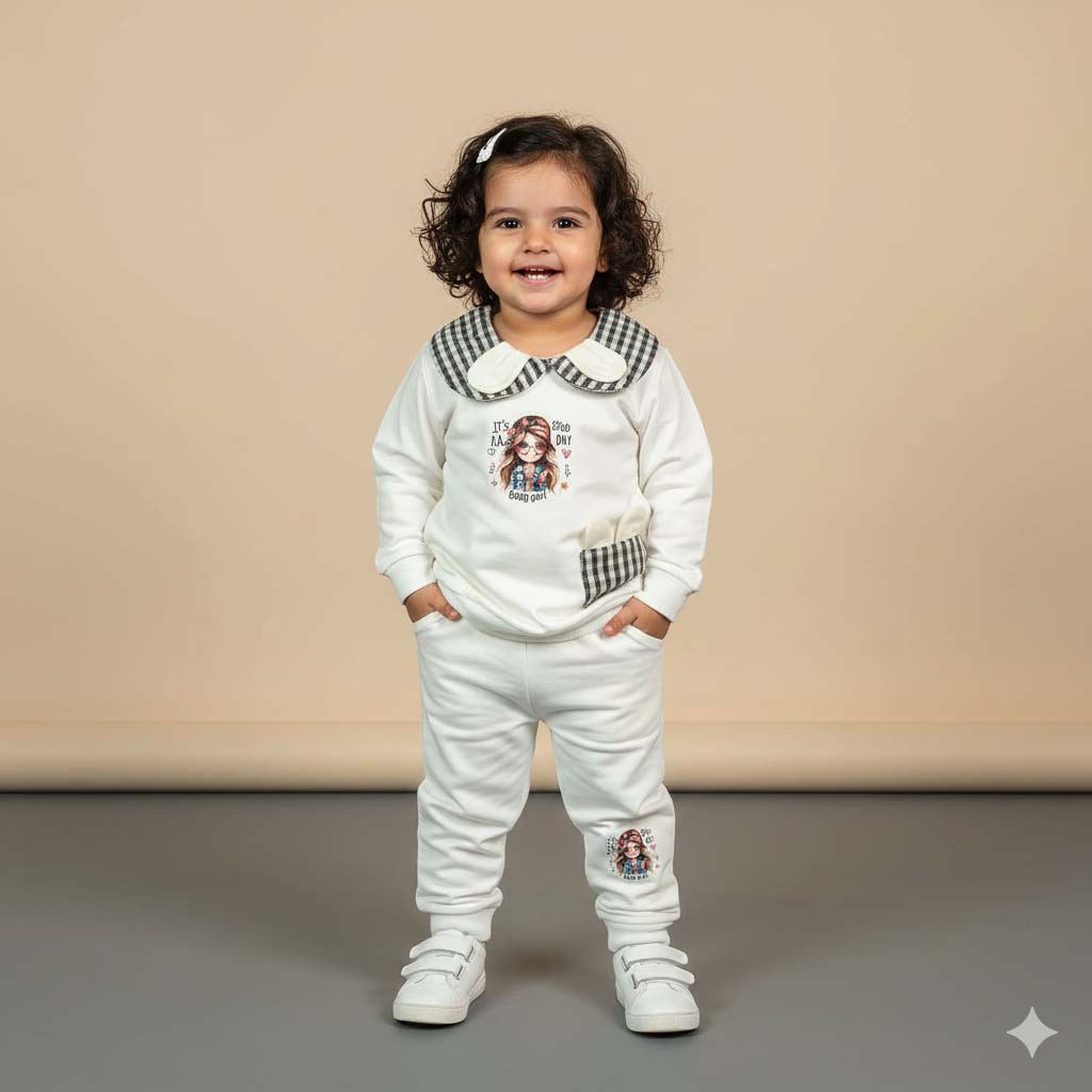 Premium Winter Little Girl Pajama & Shirt Set