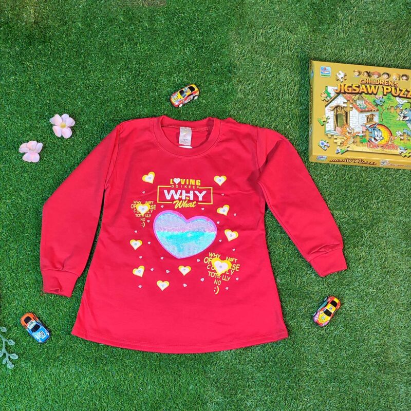 Premium Quality Girls’ Winter T-Shirt
