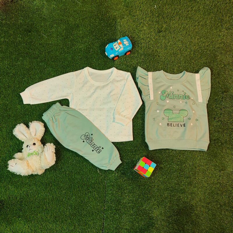 Cute Baby Girl 3-Piece Dress (6 Months–1 Year)