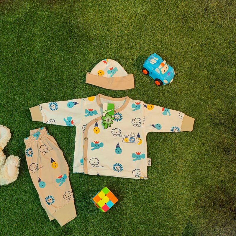 Baby & Baba 6 Style Luxury Soft Winter Set – Shirt, Trouser & Cap - Image 3
