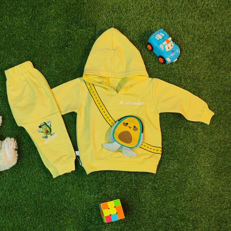 Avocado Kids’ Trouser & Full-Sleeve Shirt Set (6 Months–1 Year)