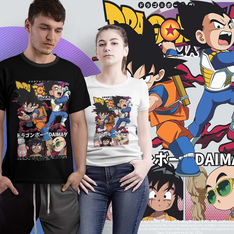 DBZ all in one Anime Tshirt