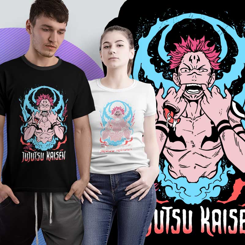 Jujitsu Kaisen Anime Tshirt