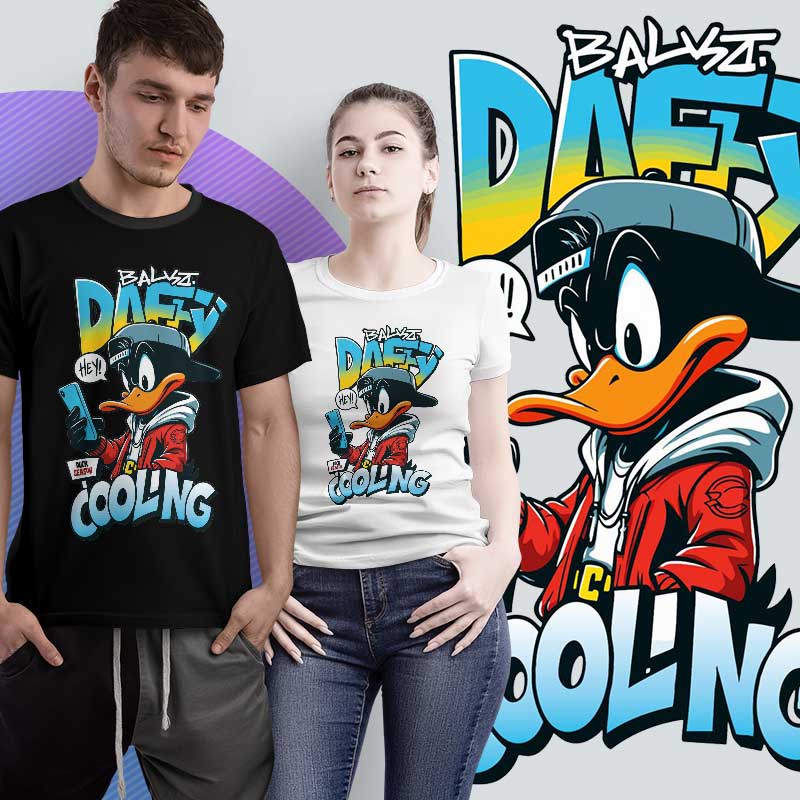 Daffy Duck Anime Tshirt