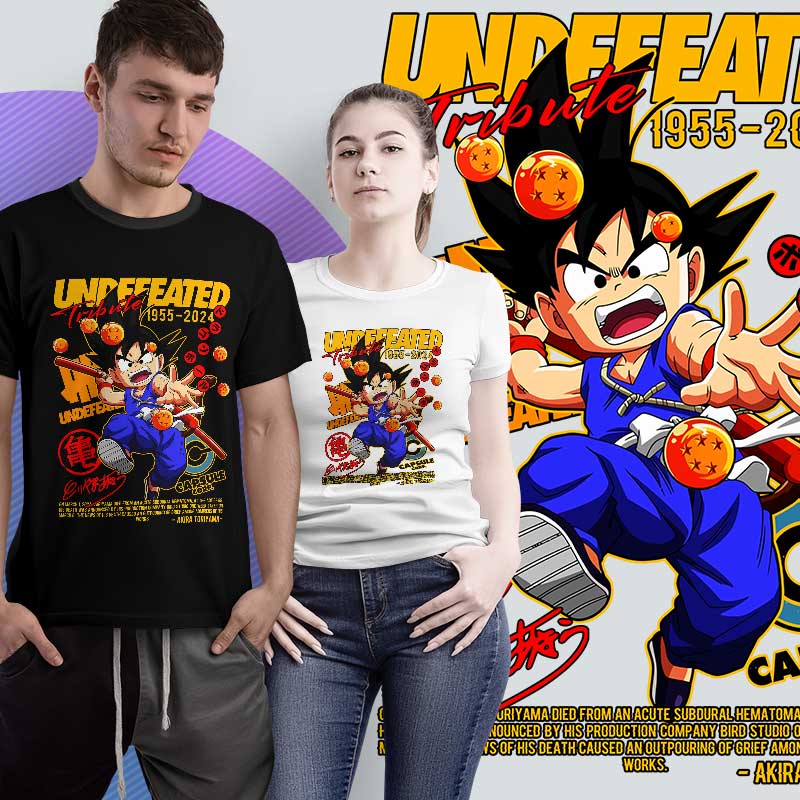 DBZ Kid Goku Anime Tshirt