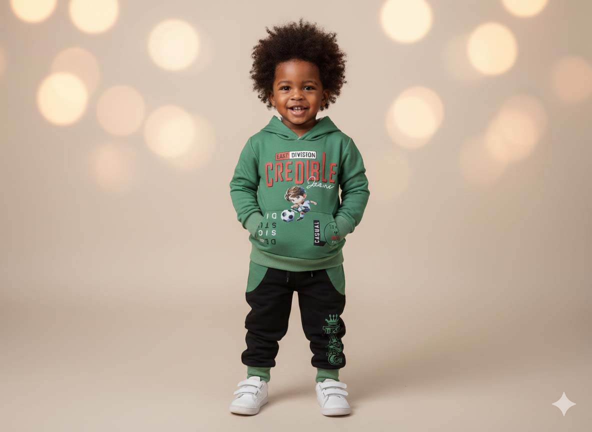 Kids Winter Hoodie & Trouser Set – Whole Winter Stuff (1–5 Years)