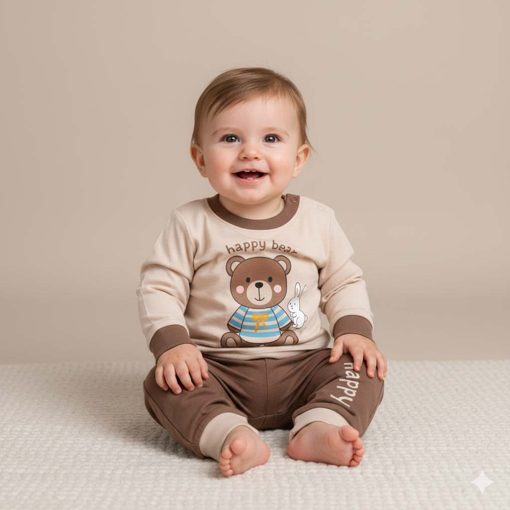 Baby Winter Trouser & Shirt Set (3–6 Months)