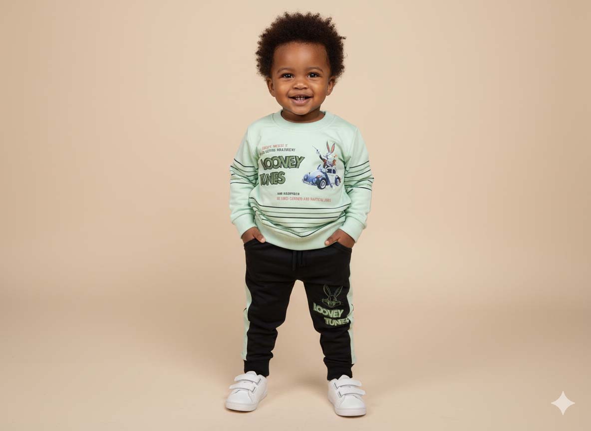 Kids Winter Trouser & Shirt Set – Fine Quality (1–3 Years)