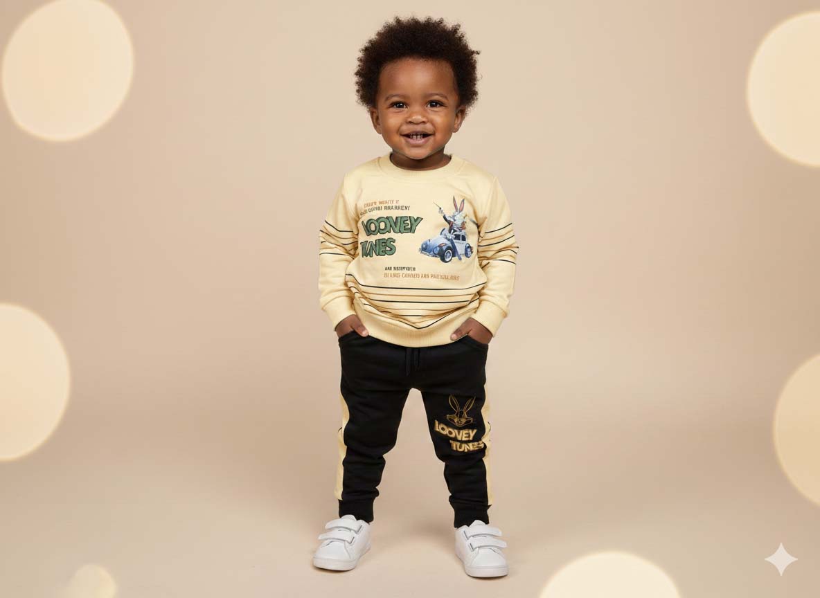 Kids Winter Trouser & Shirt Set – Fine Quality (1–3 Years)