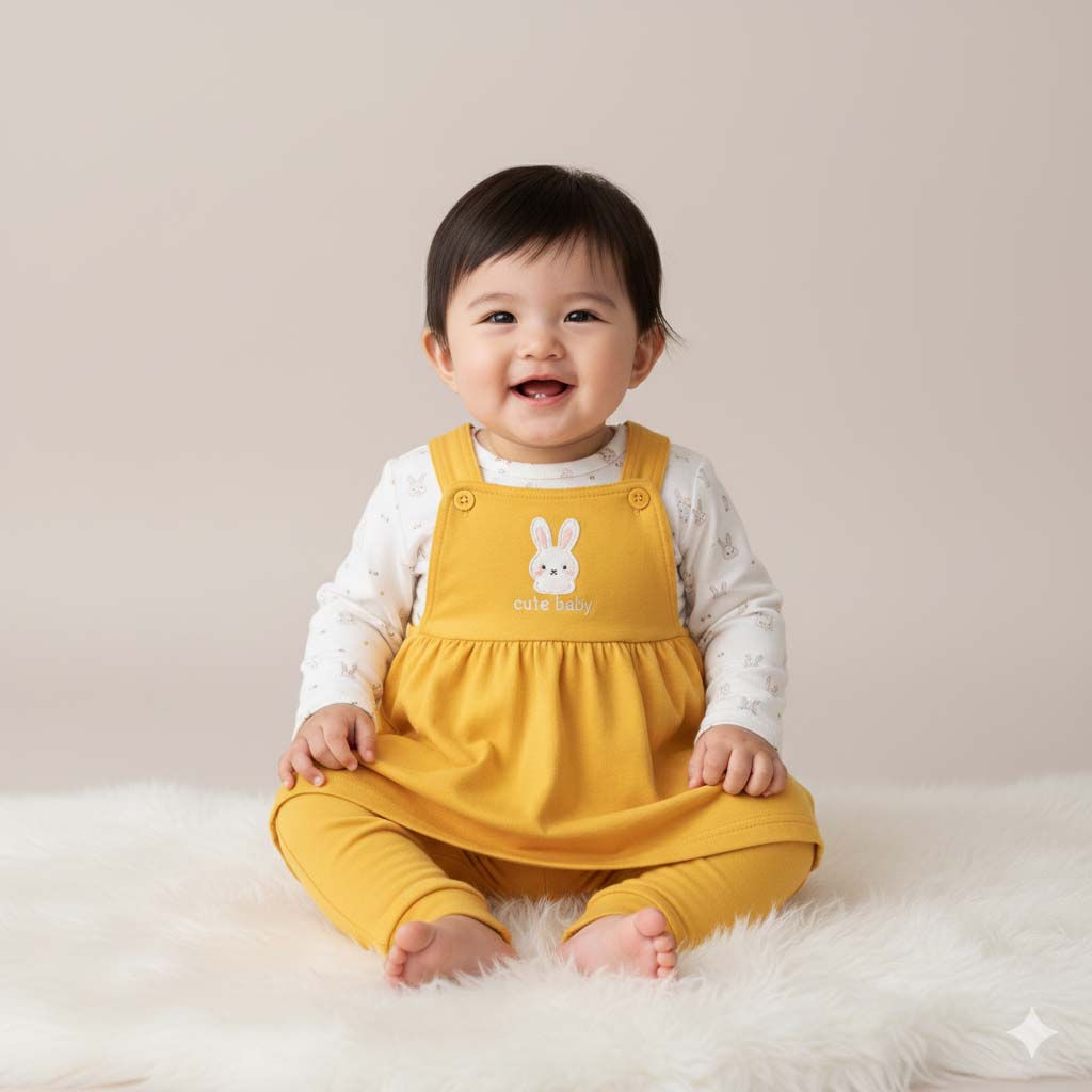 Premium Baby Girl Winter Dress (6m–1 year )