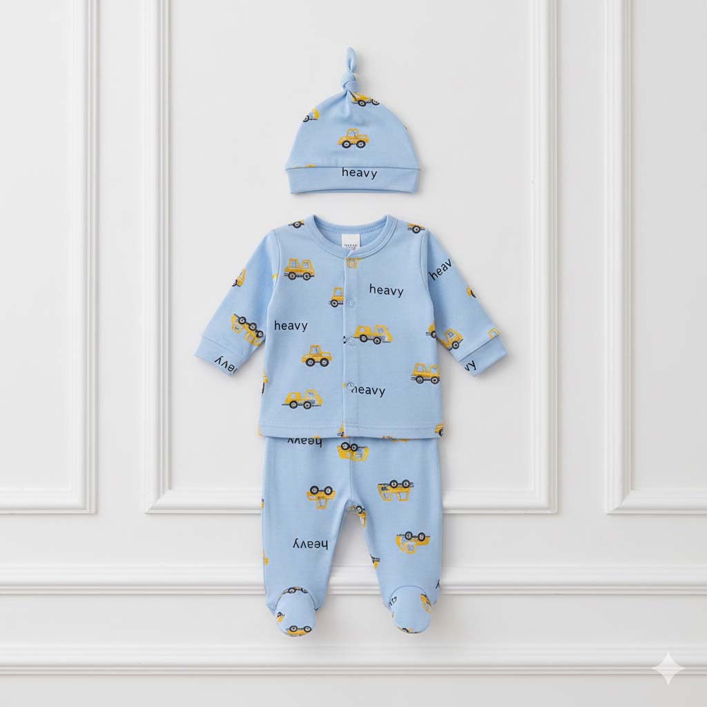 Baby & Baba 6 Style Luxury Soft Winter Set – Shirt, Trouser & Cap