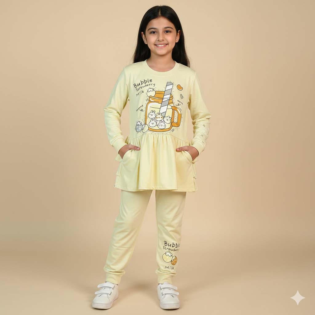 Premium Girls’ Frock with Trouser