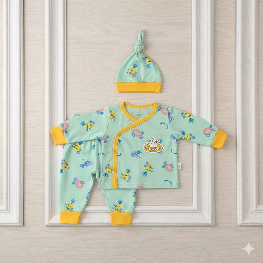 Baby & Baba 6 Style Luxury Soft Winter Set – Shirt, Trouser & Cap