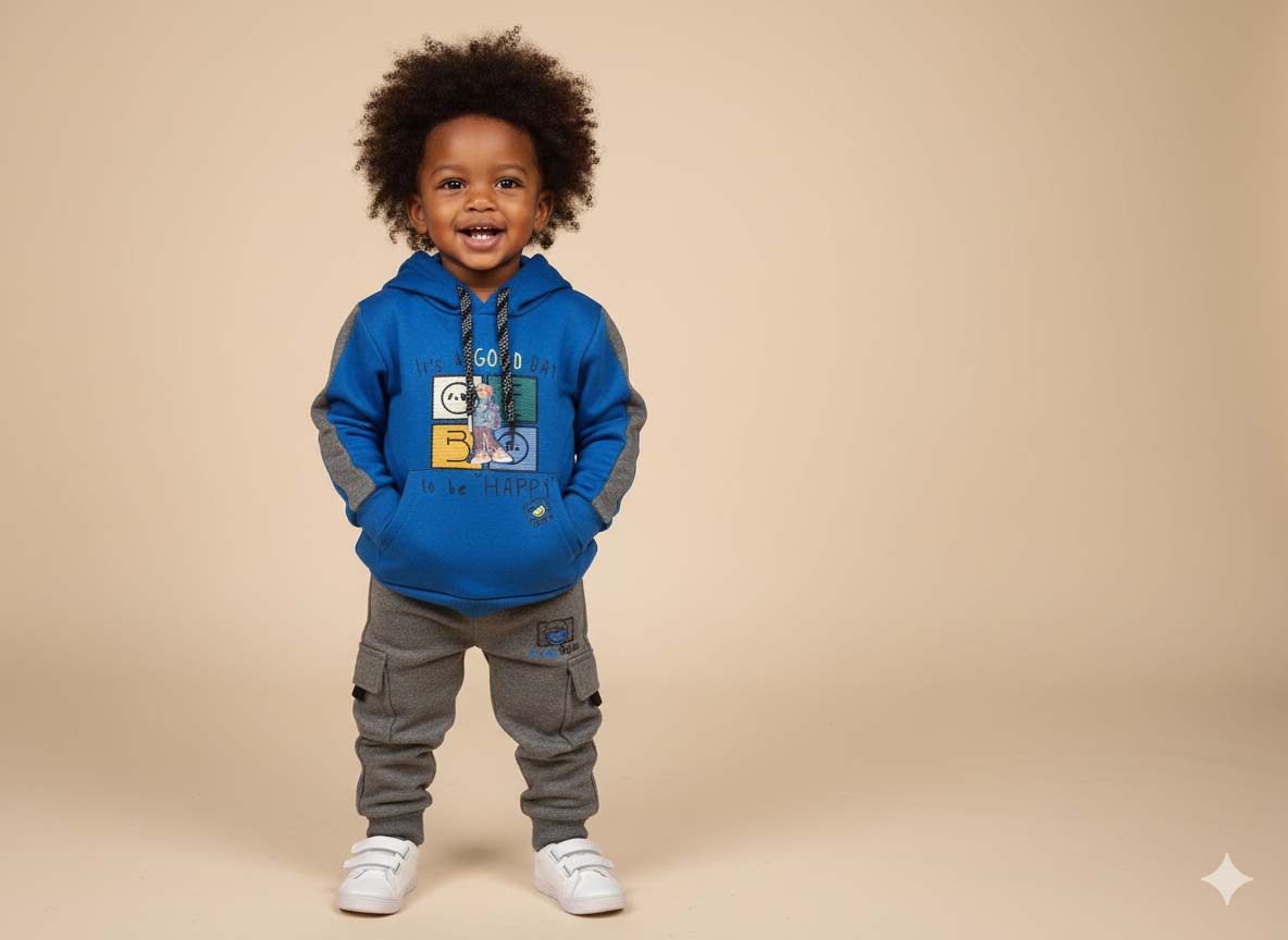 Kids Winter Hoodie & Trouser Set – Whole Winter Stuff (1–5Years)