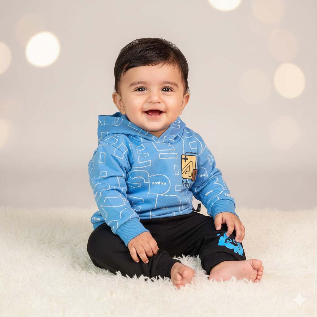 Premium Kids’ Hoodie Set (6 Months–1 Year)