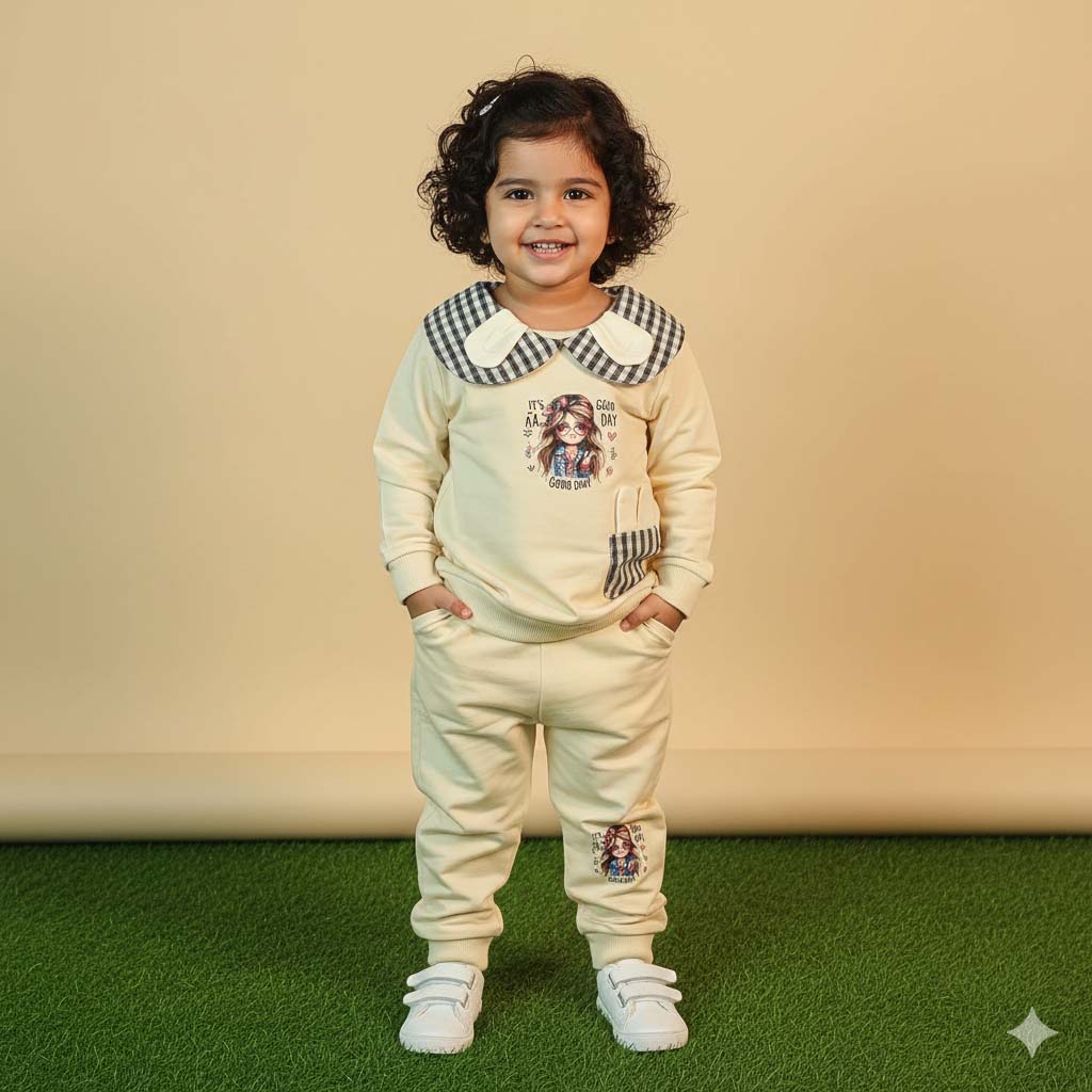 Premium Winter Little Girl Pajama & Shirt Set