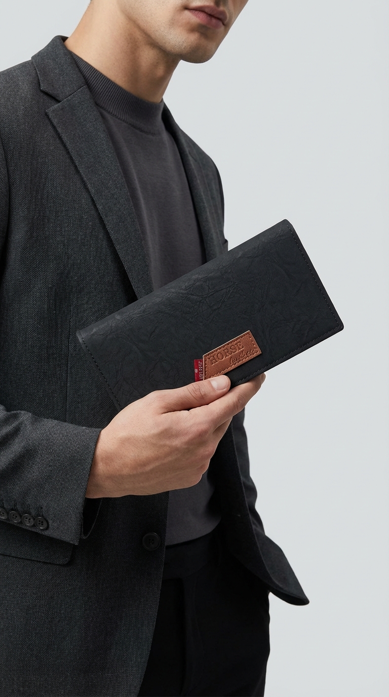 Men’s Luxury Wallet in Black Color