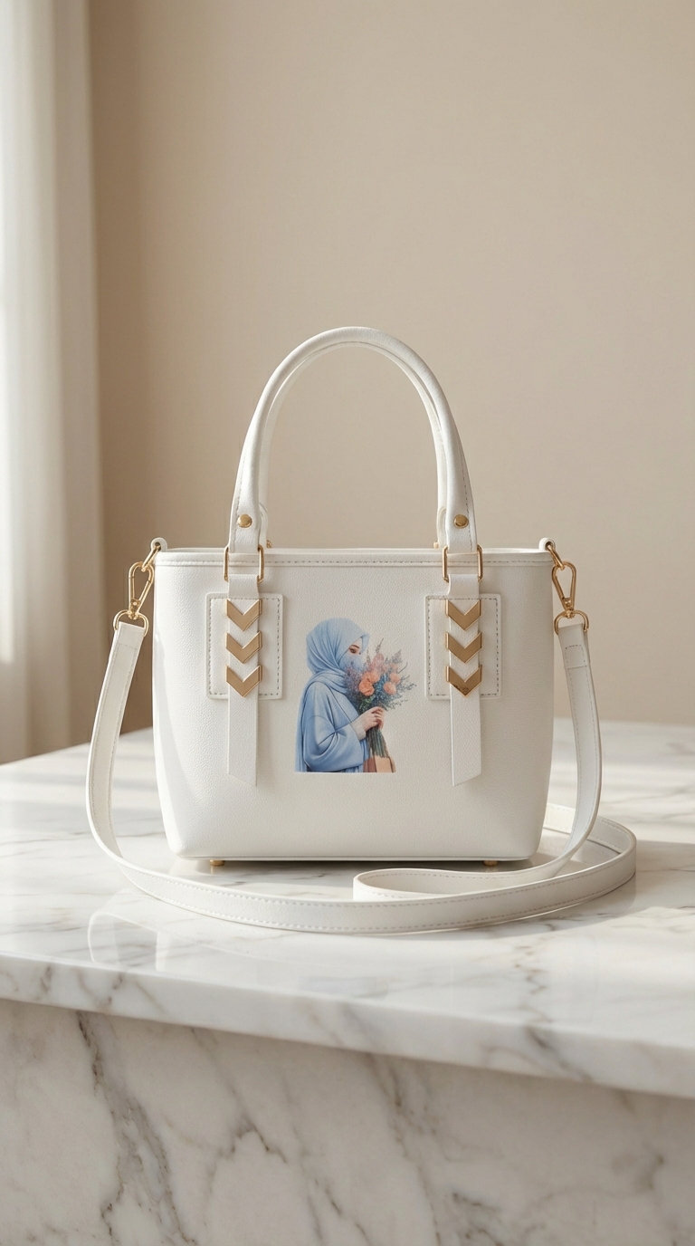 Ladies Printed Girl Casual shoulderbag - Image 2